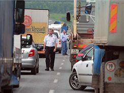 Protest zemdlc na dlnici D5 u Plzn (29. ervna 2009)