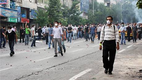Protesty v ulicích Teheránu (20. ervna 2009)