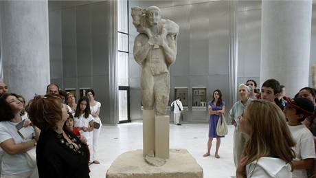 Nové muzeum Akropole v Aténách. (21. ervna 2009)