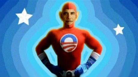 Obama superman