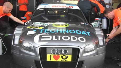 Tomá Kostka na voze Audi - DTM