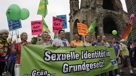 Demonstrace homosexuál v Berlín