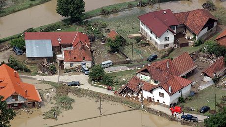 V enov na Novojiínsku voda zaplavila 250 dom. Ilustraní foto