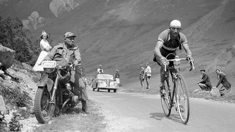 Gino Bartali na Tour de France.