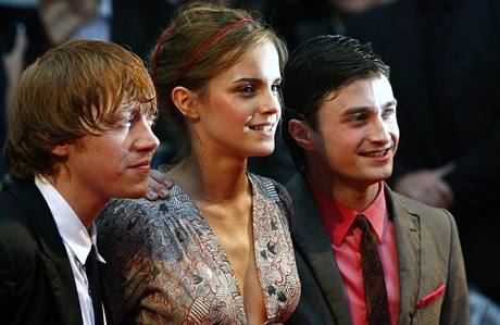 Premiéra estého dílu Harryho Pottera v Londýn - Rupert Grint , Emma Watsonová...