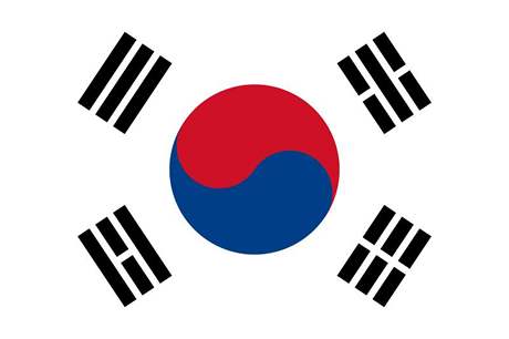 Jiní Korea - vlajka