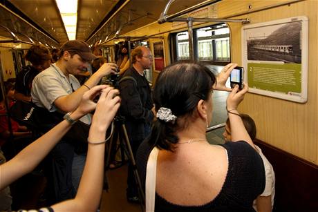 Posledn jzda sovtskho metra v Praze 2. 7. 2009
