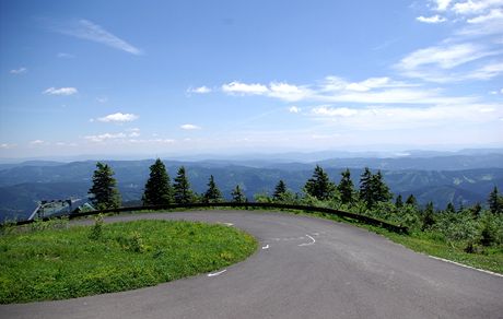 Za jasnho poas jsou z Lys hory vidt i Tatry