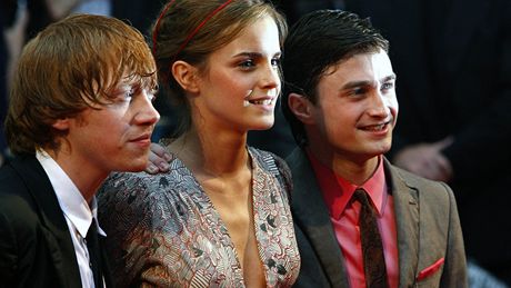 Premiéra estého dílu Harryho Pottera v Londýn - Rupert Grint , Emma Watsonová...