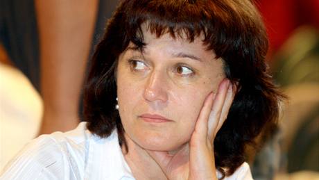Olga Zubová na sjezdu Starny Zelených v Teplicích (6.9.2008)