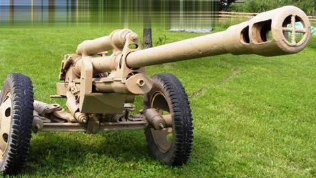 Zbraové amnestie vyuil i majitel ruského kanonu ráe 76,2 mm z druhé svtové války.