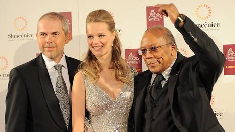 Marek Eben, Helena Houdová a Quincy Jones