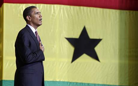 Americk prezident Barack Obama v Ghan (11. ervence 2009)