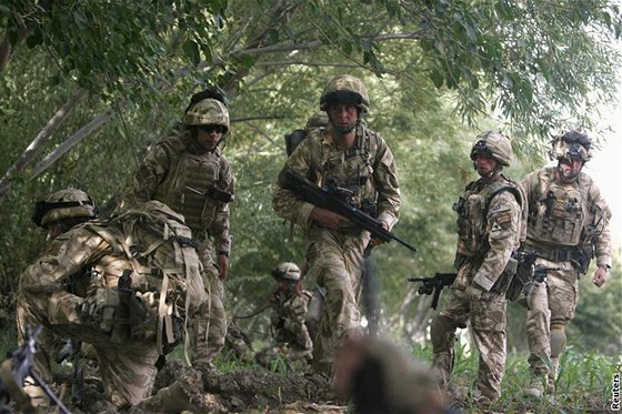 Brittí vojáci v Afghánistánu
