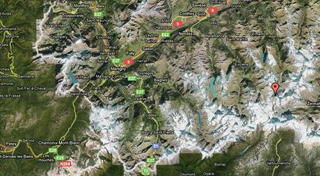 Dent Blanche v Peninskch Alpch ve vcarsku