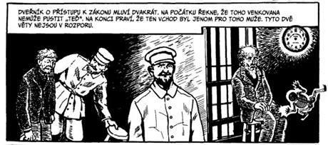 z komiksu Franz Kafka: Proces