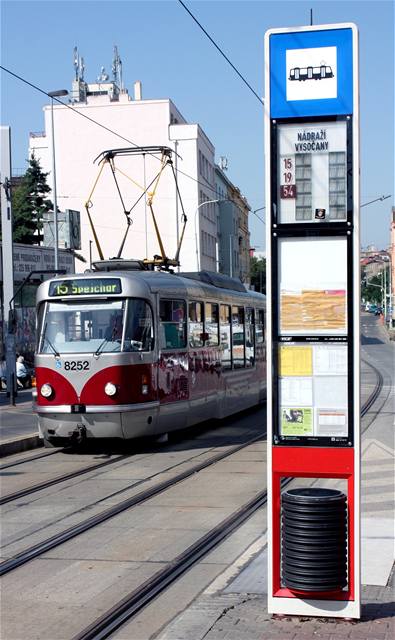 Prvn digitln oznank tramvajov zastvky