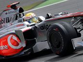 Lewis Hamilton na mclarenu pi VC Nmecka