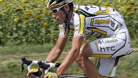 Sergej Ivanov se raduje z triumfu ve 14. etap Tour de France 2009