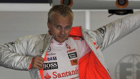 Heikki Kovalainen po tréninku na VC Nmecka