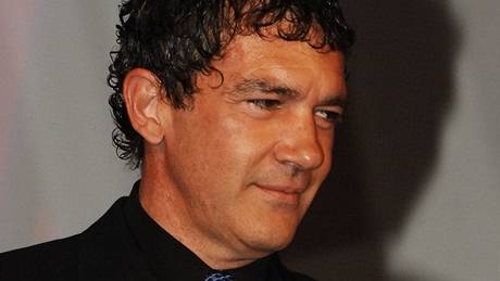 Antonio Banderas pi pebírání filmové ceny 