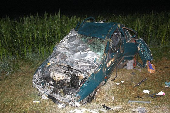 Tragická nehoda u Rymic na Kromísku (22. ervence 2009)
