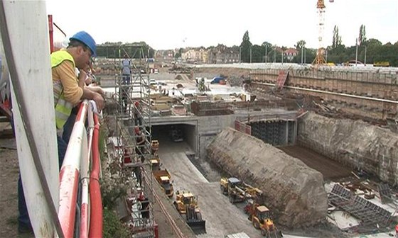 Tunel Blanka zasahuje do památkové rezervace, upozorují kritici stavby. Ilustraní foto