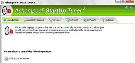 Ashampoo StartUp Tuner