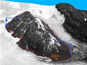 Ledovec Cook na souostroví Kergueleny v jižní části Indického oceánu se od roku 1963 zmenšil o pětinu Ledovec Cook na souostroví Kergueleny v jižní části Indického oceánu se od roku 1963 zmenšil o pětinu
