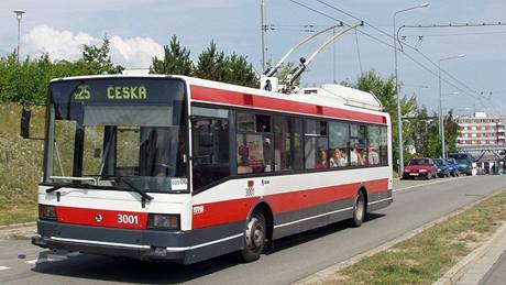Historické trolejbusy v Brn - 21Tr 3001