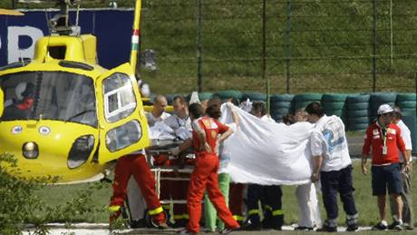 Felipe Massa po nehod.