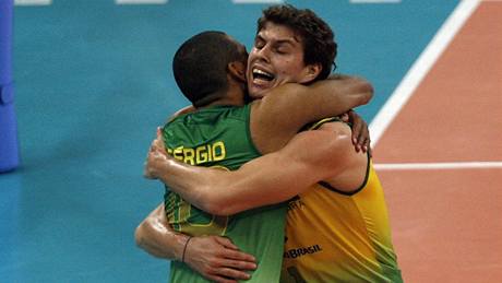 Brazílie: Bruno Rezende (vpravo) and Sergio Dutra Santos