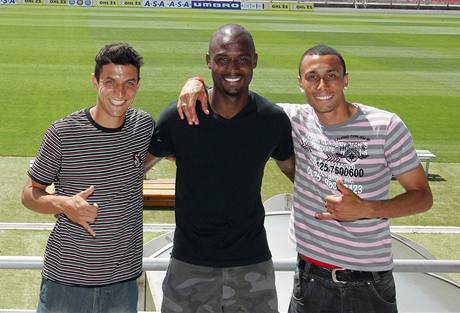 (zprava) Lira, Leo, Dalmo, brazilt fotbalist ve slubch Brna.