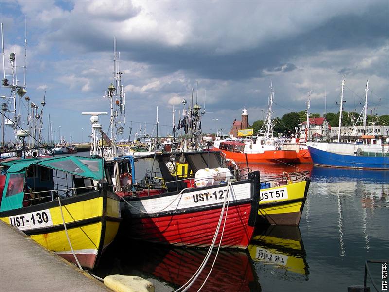 Polsko, pístav Ustka