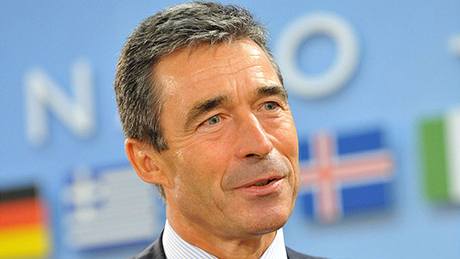 Generální tajemník NATO Anders Fogh Rasmussen