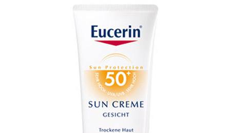 Vysoce ochranný krém na opalování na obliej SPF 50+ (Eucerin)