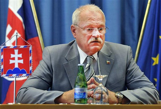 Slovenský prezident Ivan Gasparovi