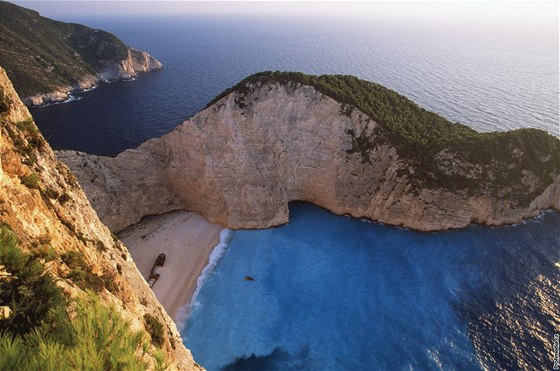 ecko, Zakynthos, plá Navagio