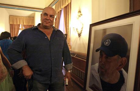 Alex Castro, syn bvalho kubnskho prezidenta se svm snmkem (13.8.2009)