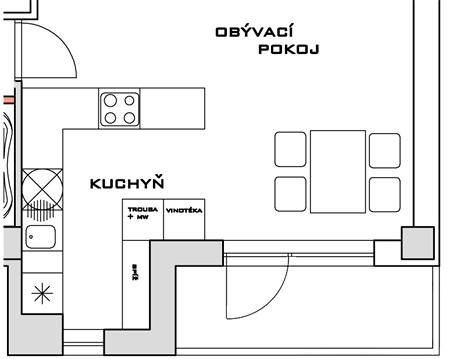 Kuchyn - schvlen nvrh