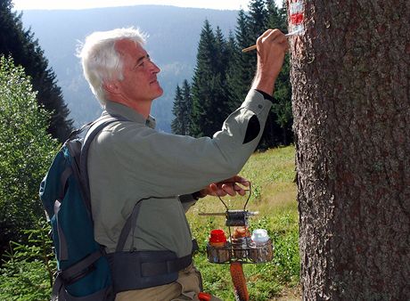 Karel Markvart, profesionální znaka turistických cest