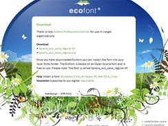 Ecofont