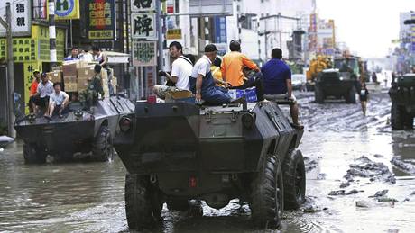 Vtina silnic je po ádení tajfunu Morakot na Tchaj-wanu zniená