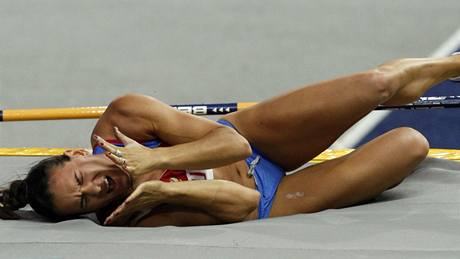 Smutný konec Jeleny Isinbajevové na mistrovství svta v Berlín