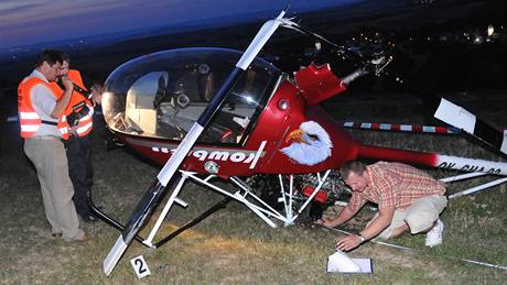 Havárie vrtulníku u Nikolic na Beclavsku