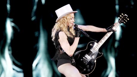 Madonna pi vystoupení ve védsku