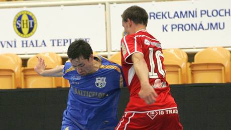 Teplice - Chrudim: momentka z futsalového zápasu Teplice - Chrudim: momentka z futsalového zápasu