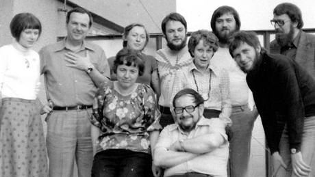 Trefulka, Uhde a dalí v roce 1979.