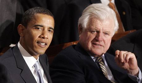 Dva zastánci reformy zdravotnictví: Kennedy s Obamou