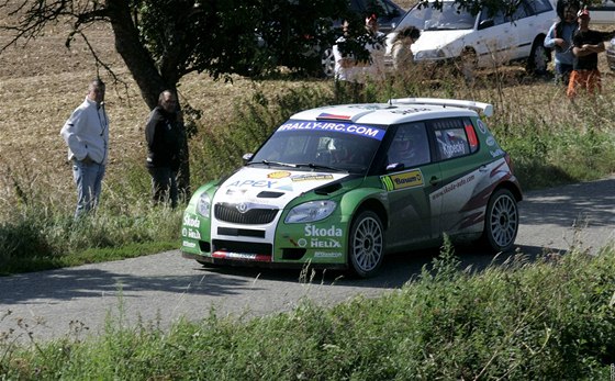 Barum Rally Zlín 2009: vítz Jan Kopecký s fabií